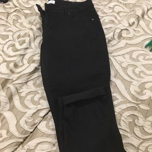 Loft black denim curvy skinny jeans